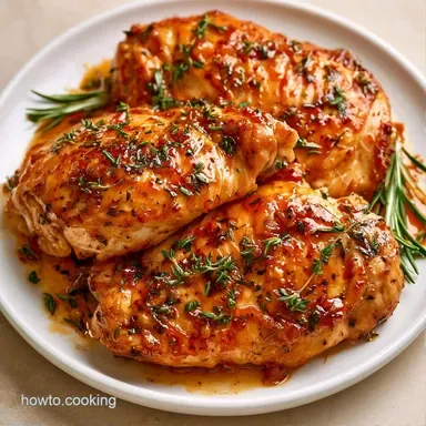 Herb Apricot Chicken in 30 Minutes Recipe Card