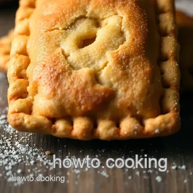 Homemade Brown Sugar & Cinnamon Pop-Tarts presentation