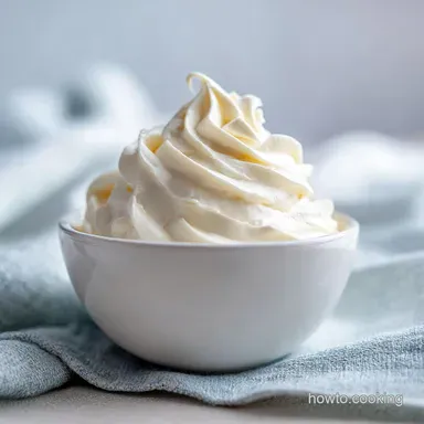 Homemade Heavy Cream in 5 Minutes with Milk and Butter Recipe Card