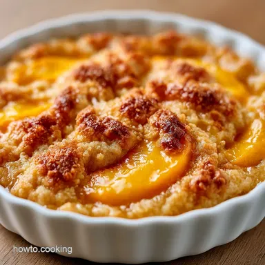 Peach Crisp for 8 Servings