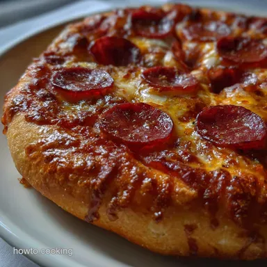 Homemade Pepperoni Pizza: Achieve Perfect Char & Crumb Recipe Card