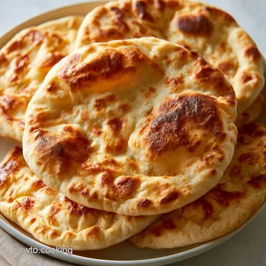 Homemade Pita Bread Recipe: Fluffy Recipe Card