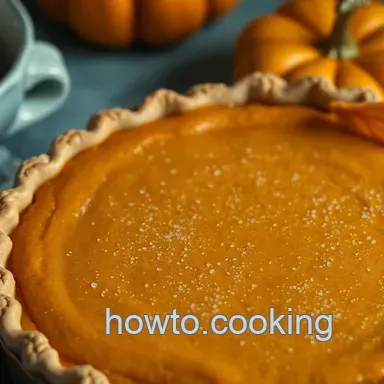 Homemade Pumpkin Pie Recipe with Fresh Pumpkin: A Slice of Autumn