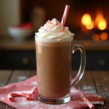 Starbucks Santa Claus Frappe Recipe Peppermint Mocha Magic at Home Recipe Card