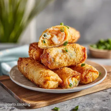 Shrimp Egg Rolls: Crispy Chinese Appetizer in 40 Minutes Recipe Card