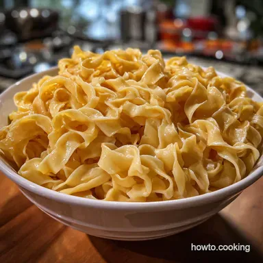 Egg Noodles: Silky, Chewy Homemade Pasta Recipe Recipe Card