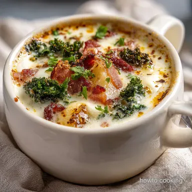 Zuppa Toscana Recipe: Creamy Tuscany Soup in 45 Minutes Recipe Card