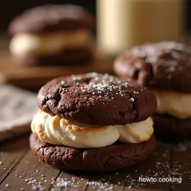 Ultimate Hot Chocolate Marshmallow Cookies Recipe Gooey Centre Recipe Card
