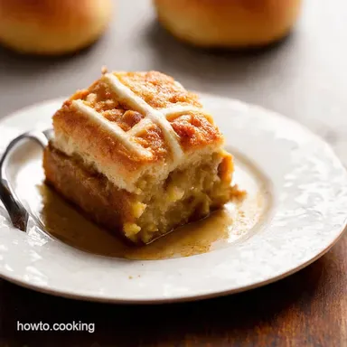 Hot Cross Bun Pudding A Spicy Spring Treat Recipe Card