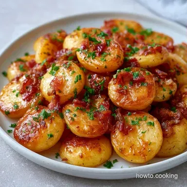 Hot German Potato Salad with Bacon Recipe Card