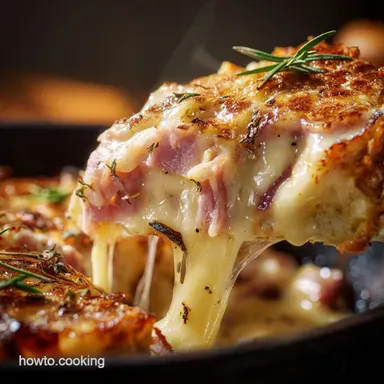 Hot Ham and Cheese The Chefs 30Minute Creamy Mornay Melt Recipe Card