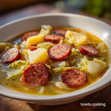 Cabbage Sausage Potato Soup: 15-Minute Instant Pot Method