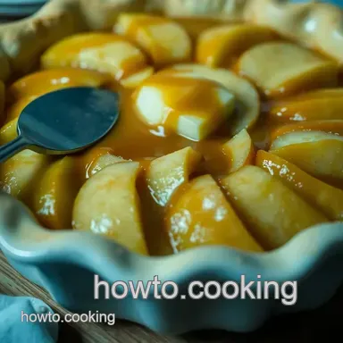 Irresistible Apple Pie with Caramel Sauce Recipe - A Family Favorite Recipe Card