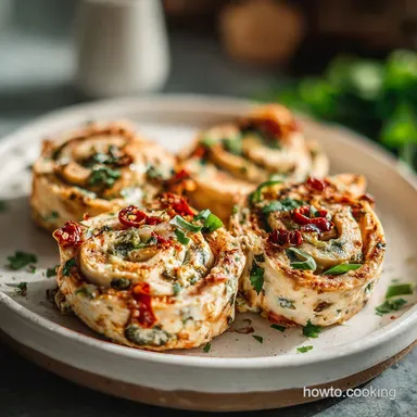 Jalapeno Popper Cream Cheese Pinwheels for 48 Servings Recipe Card