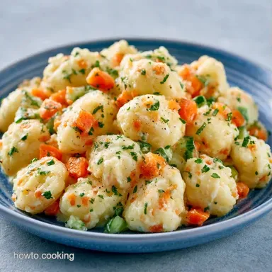 Japanese Mashed Potato Salad for 4 Recipe Card