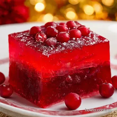 Cranberry Jello Salad My Retro Holiday Showstopper Recipe Card