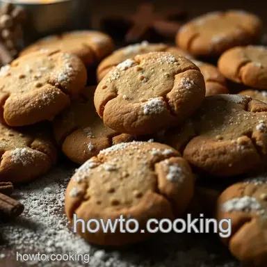 Jolly Gingerbread Spice Sugar Cookies presentation