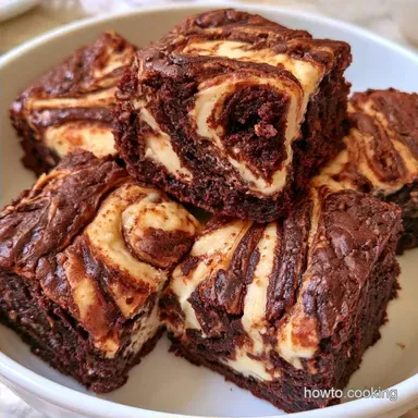 Cream Cheese Brownies in 35 Minutes