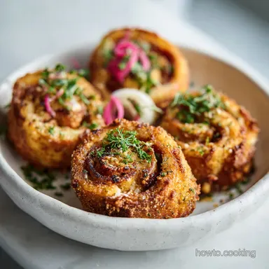 Keto Crispy Reuben Roll Ups Recipe in 20 Minutes Recipe Card