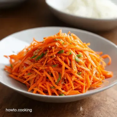 Korean Carrot Salad A Crunchy Delight My Quick Recipe Recipe Card