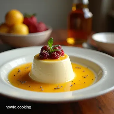Lavender Honey Panna Cotta An Easy White Cream Dessert Recipe Card