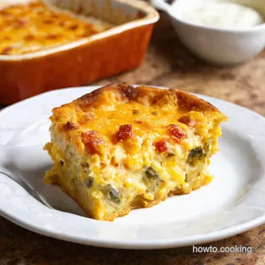 Leftover Pizza Strata My Cheesy Brunch Magic Recipe Card