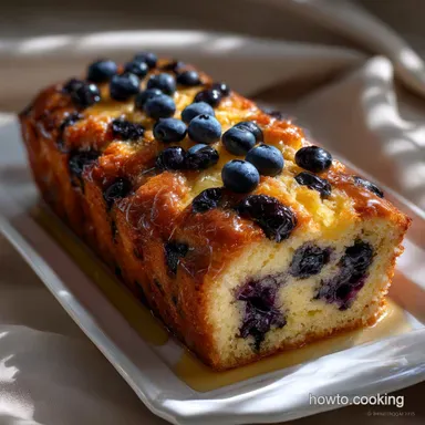 Lemon Blueberry Bread Recipe: Velvety Crumb & Citrus Crust Recipe Card