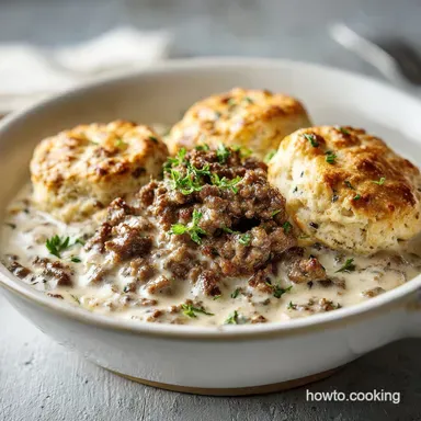 Sausage Gravy in 20 Minutes Recipe Card