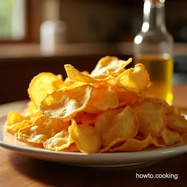 Liquid Gold My Easy Garlic Oil Recipe Crispy Chips Recipe Card
