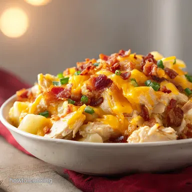Loaded Baked Potato Chicken: Creamy