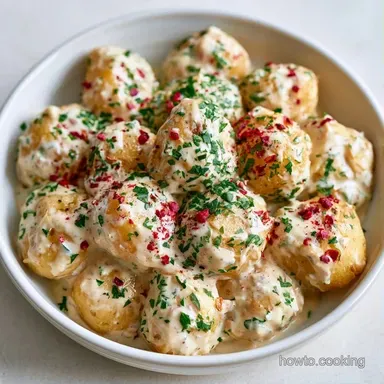 Loaded Baked Potato Salad for 12 Recipe Card