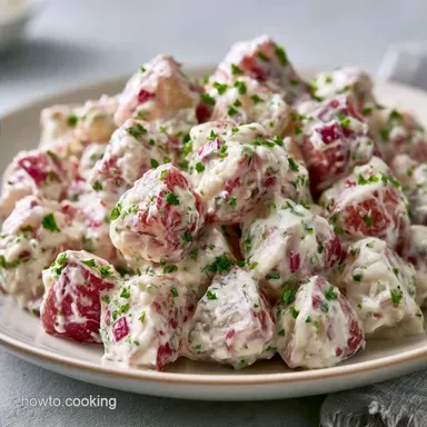 Loaded Sour Cream Potato Salad with Bacon