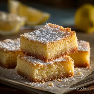 Absolute Corker Healthy Lemon Bars GlutenFree Low Sugar Recipe Card