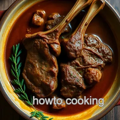 Succulent Lamb Chops Cooked in a Tajine: Your New Favorite Recipe Recipe Card