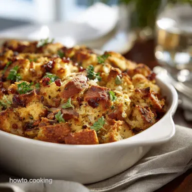 Thanksgiving Dressing: The Make-Ahead Recipe for a Crisp, Moist Interior Recipe Card