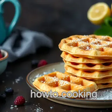Quick & Delicious Belgian Waffle Cookies: Make in 30 Minutes!