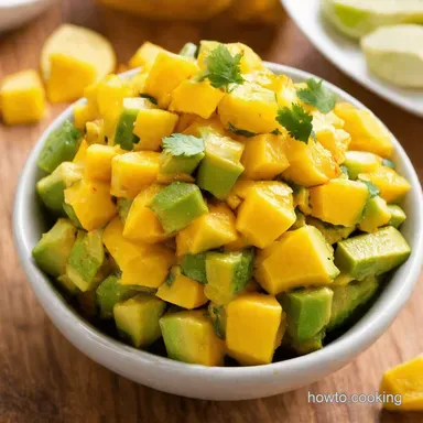 Mango Avocado Salsa A Tropical Twist Youll Adore Recipe Card