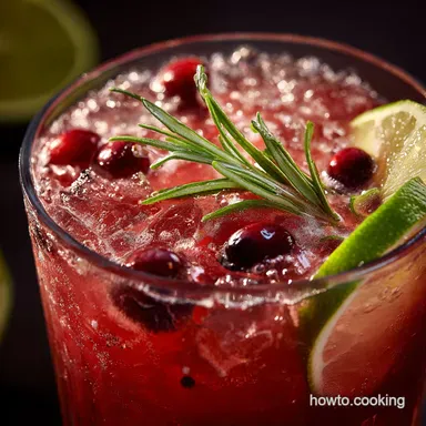 Thanksgiving Margarita: A Sophisticated Cranberry Maple Cocktail Recipe Card