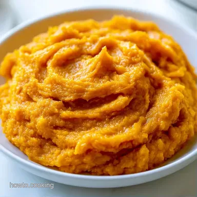 Mashed Butternut Squash for 6 Servings Recipe Card