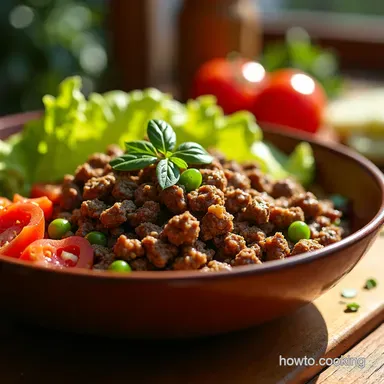 Mediterranean Bowls A Healthy Dinner Recipe with Ground Beef Recipe Card