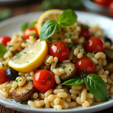 Hearty Mediterranean Orzo Salad Salad Recipes for a Crowd