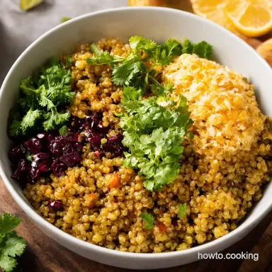 Mediterranean Quinoa Bowl Healthy Simple Dinner Ideas Recipe Card