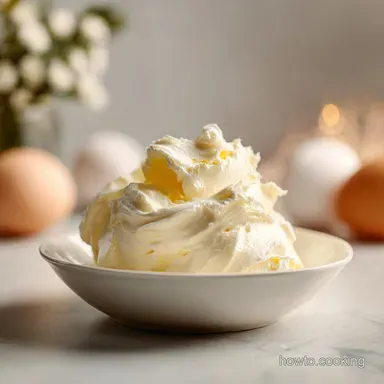 Heavy Cream Recipe with Milk and Butter for 4 Servings