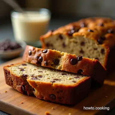 The Best Moist Chocolate Chip Banana Bread Recipe Recipe Card