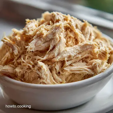 Shredded Chicken: The Secret to Perfectly Moist Results Recipe Card
