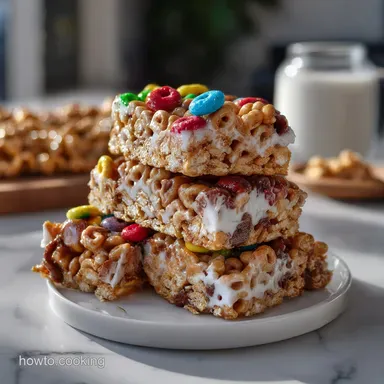 Cereal Bar Recipe: Best 5-Minute No-Bake Chewy Bars Recipe Card