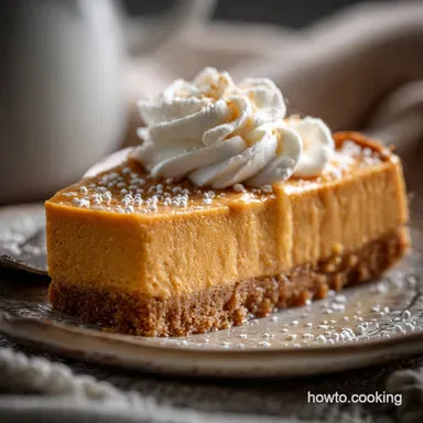 Frozen Pumpkin Pie: Easy No-Bake Dessert with a Creamy Mousse Recipe Card