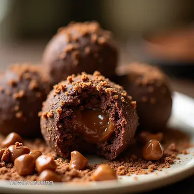 Ultimate NoBake Chocolate Crunch Balls Recipe Crispy Gooey Recipe Card