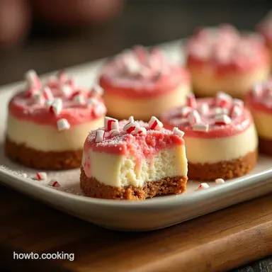 Ultimate NoBake Peppermint Cheesecake Bites Recipe Recipe Card