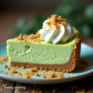 Rich NoBake Pistachio Cream Cheesecake Recipe
